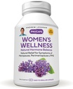 ANDREW LESSMAN Women’s Wellness 60 Κάψουλες - Φυσικά Ανακουφίζει PMS, Εμμηνόπαυση και Περιεμμηνόπαυση Συμπτώματα, με το Soy Isoflavones, EGCG, Cranberry, Broccoli και More. Εύκολο να καταπιείτε κάψουλες