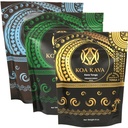 8 oz Koa Kava Bundle με Premium Tongan, Fijian Waka και Vanuatu Waka Kava Root Powder