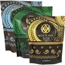 8 oz Koa Kava Bundle με Premium Tongan, Fijian Waka και Vanuatu Waka Kava Root Powder