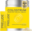 Prelude Bovine Colostrum Supplement - Grassfed Colostrum Powder Sticks for Gut Health, Immunity & General Wellness - Colostrum Aids Hair, Skin & Digestive Health for Women & Men - Made in USA