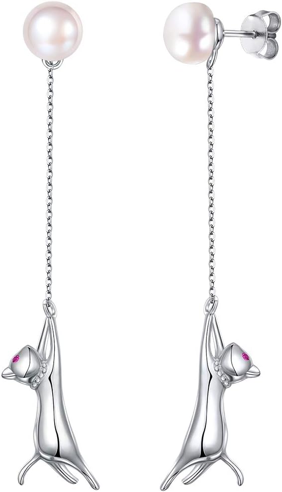 SILVERCUTE 925 Σκουλαρίκια από ασήμι 925 για γυναίκες, Silver Cat/Dinosaur/Devil Horn/Leaf/Snake/Skeleton Διάφορα Σκουλαρίκια από επίδεσμο ή Χειροπέδες αυτιών