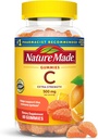 Nature Made Extra Strength Dosage Vitamin C 500 mg per serving, Dietary Supplement for Immune Support, 60 Gummies, 30 Day Supply