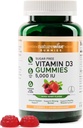 NatureWise Vitamin D3 5000 IU Gummies - Χωρίς ζάχαρη Αναμιγνύεται Berry Flavor - Βιταμίνη D Gummies για ενήλικες, Υποστηρίζει την Ανοσία, τους μυς και τη δύναμη των οστών -Γελατίνη-ελεύθερος, μη-GMO - 90 Gummies[45-Day Supply]