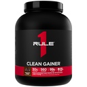 Κανόνας 1 Καθαρός Κεραυνός - High-Protein Lean Gain Formula με 560 θερμίδες, 30g της πρωτεΐνης Full-Spectrum, πάνω από 90g υδατάνθρακες, κάτω από 6g λίπους (15 σερβιρίσματα, σοκολάτας Fudge)