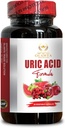 Generic Natural URIC Acid Formula - Uric Acid Control, Herbal Supplement, Lower uric Acid, Milk Thistle Supplement, Tart Cherry, Green Coffee Beans, Citric Acid, Celery Seed, Pomegranate - 1 Bottle