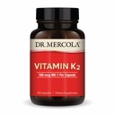 Δρ. Mercola Βιταμίνη K2-180 mcg Βιταμίνη K2 ως MK-7 - Υποστηρίζει την υγιή αρτηριακή λειτουργία & την υγεία της καρδιάς - μη ΓΤΟ, χωρίς γλουτένη & χωρίς γαλακτοκομικά - 90 κάψουλες (90 εξυπηρετούν)