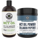 Left Coast Performance 32oz Premium MCT Oil και 16oz Unlavored MCT + σκόνη κολλαγόνου