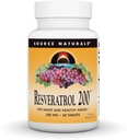 Πηγή Naturals Resveratrol, για την καρδιά και υγιή γήρανση * 200 mg - 60 δισκία