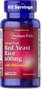 Puritans Pride Doctors Trust® Red Yeast Rice 60mg με Policosanol, Συμπλήρωμα διατροφής, 60 κάψουλες ταχείας απελευθέρωσης