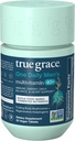 True Grace Men's 40+ One Daily Multivitamin Fermented Minerals, Organic Adaptogens & Mushrooms Whole Body Balance Immune, Endurance, Bone & Heart Support Supplement - Non-GMO - 30 Vegan Tablets