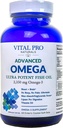 Vital Pro Naturals - Advanced Omega Wild Caught Norwegian Fish Oil with 2350mg of High Potency Omega 3 Fatty Acid Supplements EPA DHA and DPA for Brain and Heart 60 Softgels (Packaging May Vary)