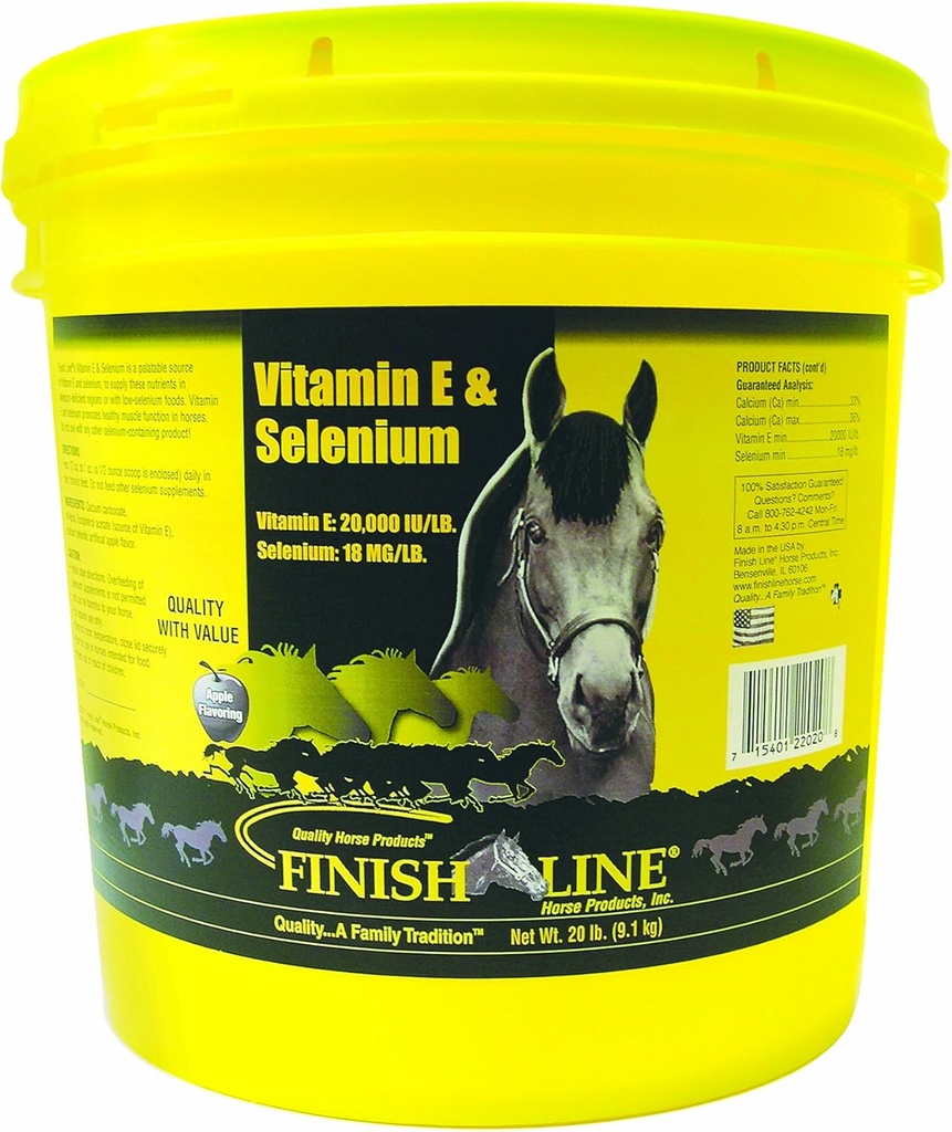Τελειώστε τη γραμμή Horse Products Βιταμίνη E- Σελήνιο