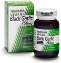 HealthAid Μαύρο Σκόρδο 30 Vegicaps 750 mg