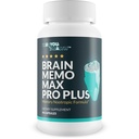 Brain Memo Max Pro Plus - Top Memory & Brain Memo Max Pro Supplement - Υποστήριξη βελτιωμένη μνήμη & ψυχική οξύτητα - Βοήθεια Φυσική λειτουργία εγκεφάλου - Υποστήριξη Εστίαση, ψυχική αποκατάσταση, & Ενέργεια