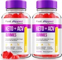 NutraRize (Συσκευασία 2 Fast Riped Keto+ACV Gummies, Advanced Formula, Apple Cider Vinegar 1000MG συμπλήρωμα βιταμινών, μέγιστη δύναμη Gummy Κριτικές (120 Gummies)