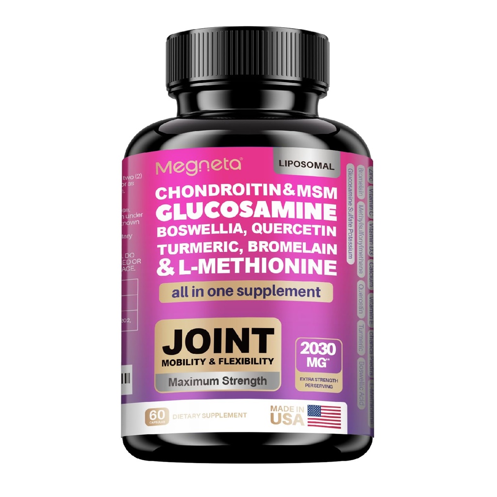 19-σε-1 κάψουλες κοινής υποστήριξης Glucosamine Chondroitin Turmeric Msm Boswellia - συμπλήρωμα κοινής υποστήριξης για τα οστά, πλάτη, γόνατα, χέρια κοινή υγεία