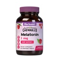 Bluebonnet Nutrition EarthSweet Melatonin 1 mg Γρήγορη Διαλύοντας τη Νύχτα Χαλάρωση & Ξεκούραστη Υποστήριξη Ύπνου - Βοήθεια ύπνου - Χωρίς γλουτένη, Vegan - Γεύση - Μασώμενα δισκία Βατόμουρο