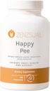 ZENZSUAL Happy Pee – Ουρολοίμωξη με οργανικό βατόμουρο και D-Mannose - Πλήρης υποστήριξη ανακούφισης πόνου UTI για τις γυναίκες - 120 κάψουλες