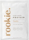 Rookie Wellness Plant-Based Probiotic Protein - Organic Pea Protein Powder with Complete Amino Acid Profile, Gut-Healthy Prebiotics & Probiotics, & Over 25 Vitamins & Minerals (10 Sachets, Vanilla)