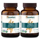 Himalaya Organic Licorice, 120 Day Supply - Digestive Health Supplement for Upset Stomach, Occasional Bloating and Heartburing - USDA Organic, Vegan, Non-GMO, Non-DGL, Gluten Free, 60 Caplets, 2 Pack