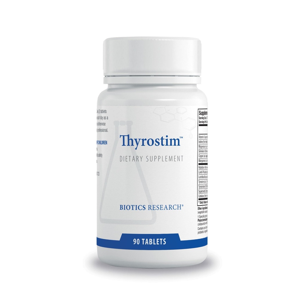 Biotics Research ThyrostimTM – Ενδοκρινική Υποστήριξη, Ισορροπία Ορμόνες Θυρεοειδούς, T3, T4, Βοήθεια Θυρεοειδούς Γήραντος, Ενίσχυση Μεταβολισμού, Βοήθεια στην Πέψη, Υποστήριξη Νευρικού Συστήματος 90 Δισκία
