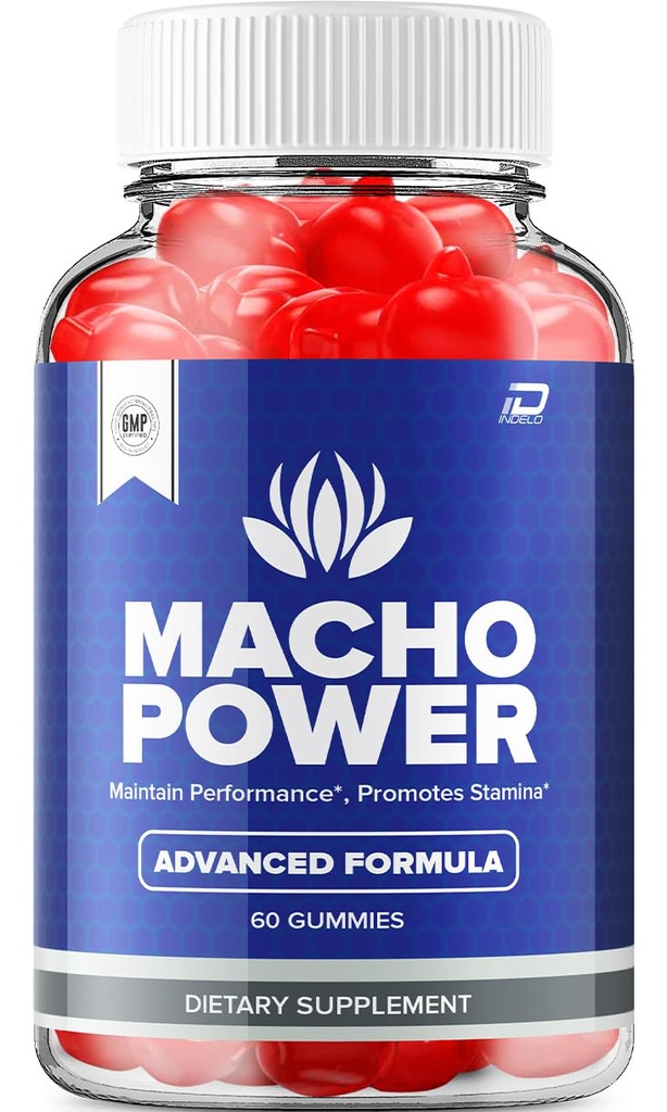 Macho Power Gummies για άνδρες – MachoPower Άντρας Gummies All-Φυσικό συμπλήρωμα, Power Macho Gummies Κριτικές (1 πακέτο - 60 Gummies)