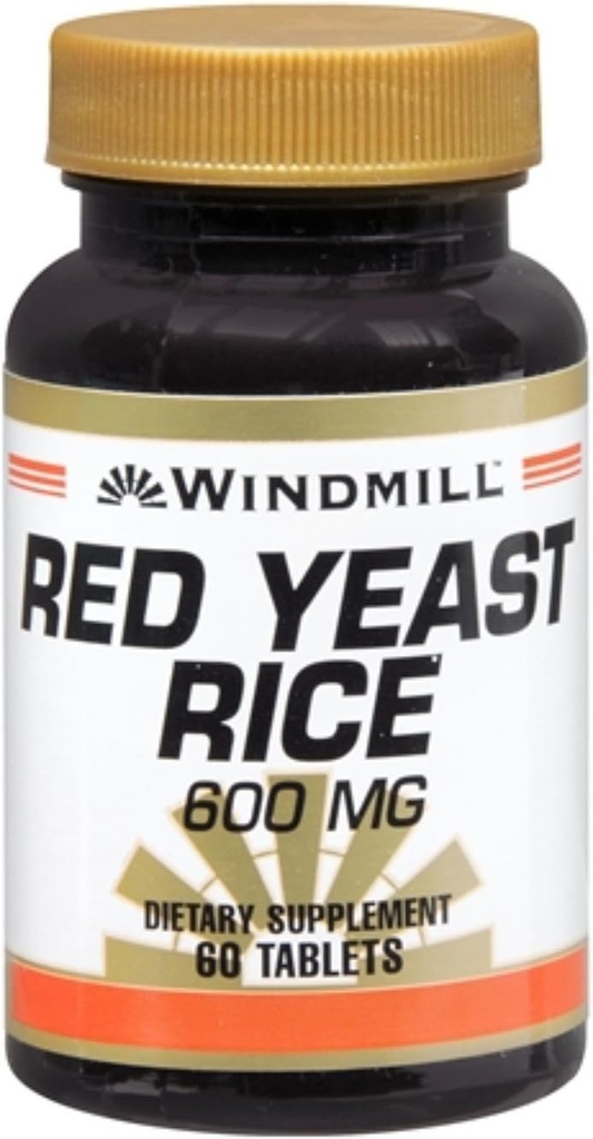 Windmill Red Yeast Rice 600 mg Tabletισκία 60 Tabletισκία (Συσκευασία των 3)