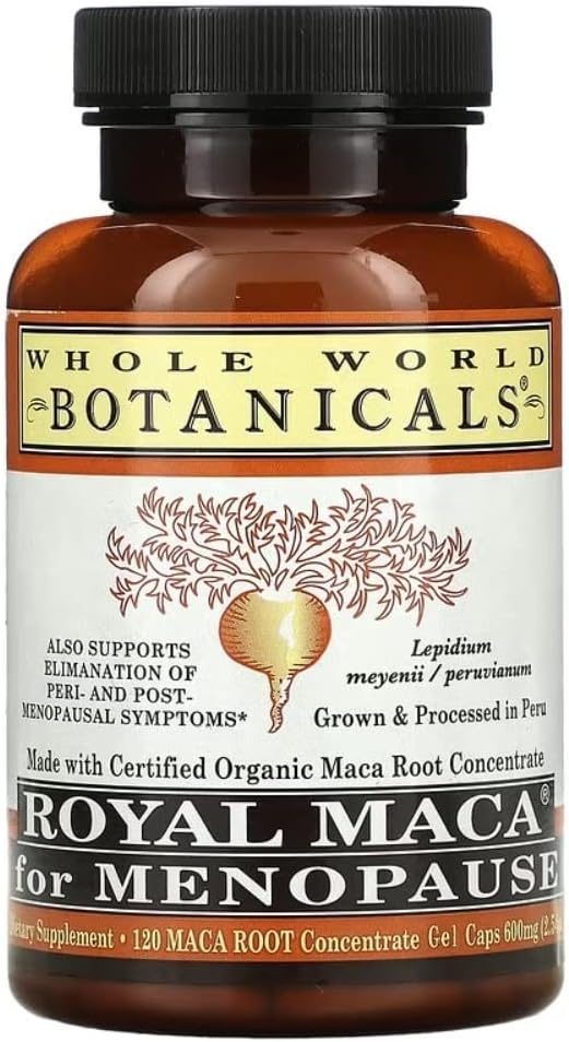 Ολόκληρος ο κόσμος - Royal Maca 120 Gel Caps - Εμμηνόπαυση Υποστήριξη