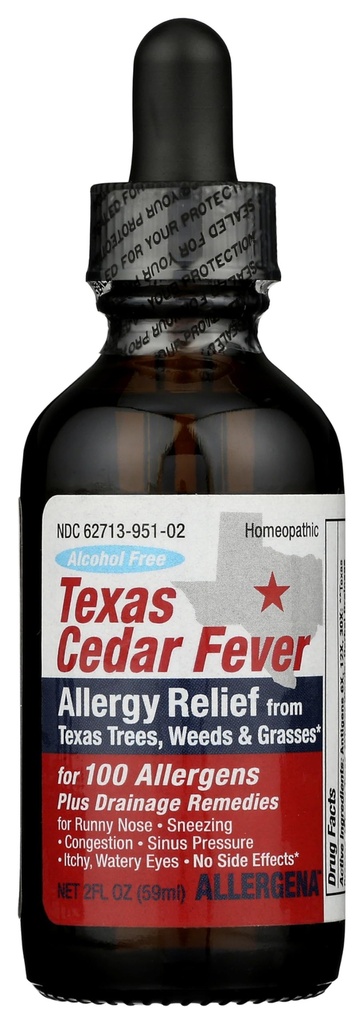 PROGENA Allergena Texas Cedar Fever (2 Fl Ουγγιά, Ενήλικας)