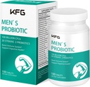 KFG Probiotic Supplement 100 Billion CFU, 20 Strains, 2 Prebiotics and Digestive Enzymes, Υποστηρίζει Διέγερση, Ανοσολογική Υποστήριξη, Υγεία και Μεταβολισμός των Ούρων, Μη- ΓΤΟ, Χωρίς Γλουτένη & Σόγια, 100 δισκία