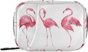 Υδατοχρώμα Flamingos Χάπια Κουτί 7 ημερών Χάπια Υπόθεση Ταξιδιού Τσάντα οργανωτή Χάπια με Zipper Φορητή Εβδομαδιαία Θήκη Συμπαγές Μέγεθος για τον κάτοχο συμπλήρωμα βιταμίνης