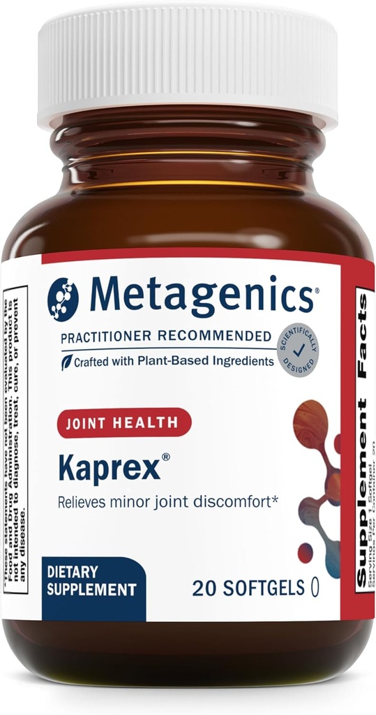 Μεταγονική Kaprex, Εκλεκτικοί διαμορφωτές απόκρισης Kinase για κοινή άνεση, με βάση το φυτό - 20 Softgels