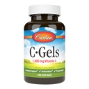 Carlson - C-Gels, 1000mg, Βιταμίνη C Softgels, Ανοσολογική Υποστήριξη & Υγεία της Καρδιάς, Βιταμίνη C Softgels, Αντιοξειδωτικό, Συμπλήρωμα βιταμίνης C, 100 Softgels