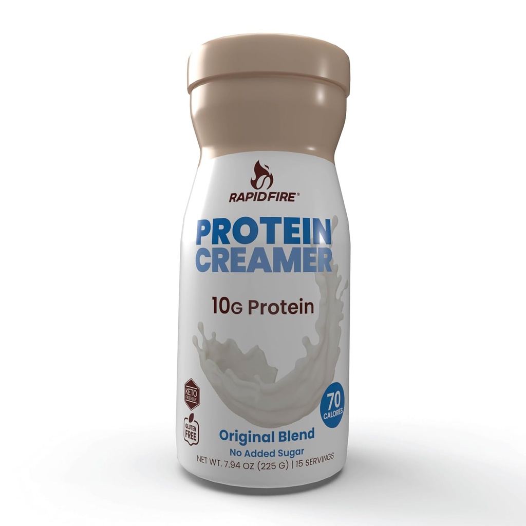 Creamer πρωτεΐνης, αρχικό μείγμα, Keto φιλικό, 10g πρωτεΐνης με βιταμίνες και ορυκτά, 15 εξυπηρετούν, μπορεί να ενισχύσει το μεταβολισμό και την αύξηση της ενέργειας, Multi