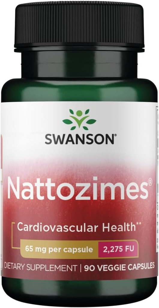 Swanson Nattozimes 65 Milligrams/2275 Fu 90 Veg Κάψουλες Ένζυμο