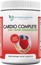Cardio Complete - Heart Health Supplement Powder Support - 3-σε-1 Nitric Oxide Booster με 5.000 L-αργινίνη, 1.000mg L-Citrulline, και Hawthorn Berry