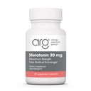 Ομάδα Έρευνας Αλλεργίας Μελατονίνη 20mg - Καθαρή Μελατονίνη, Επιπλέον Δύναμη για Ενήλικες, Βοήθεια για τον Ύπνο, Υψηλή Δόση, Κάψουλες Χορτοφαγών - 60 Count