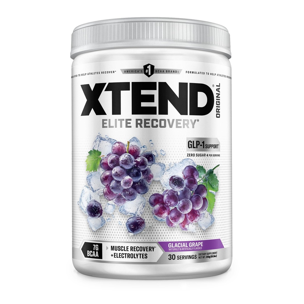 Xtend XTEND αρχική BCAA σκόνη 7g BCAA και 2.5g L-Γλουταμίνη, ζάχαρη δωρεάν μετά την προπόνηση μυϊκή αποκατάσταση ποτό με Αμινοξέα για άνδρες και γυναίκες, 30 εξυπηρετούν