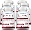 Εγκεκριμένα Συμπληρώματα Επιστήμης BCAA - 360 Δισκία - 2400mg - Αυξήστε την απόδοση και ενισχύστε την ανάπτυξη των μυών - L-Λευκίνη, L-Ισολευκίνη, L-Βαλίνη - Made in USA, Non-GMO