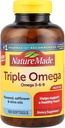 Τριπλή Ωμέγα 3-6-9, 150 Softgels μέγεθος αξίας, Ωμέγα συμπλήρωμα για την υγεία της καρδιάς