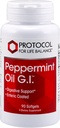 Protocol Peppermint G.I. - for Digestive Health Support* - με μέντα, λάδι τζίντζερ & μάραθο - Enteric-Coated - Dairy Free & Hanal - 90 Softgels