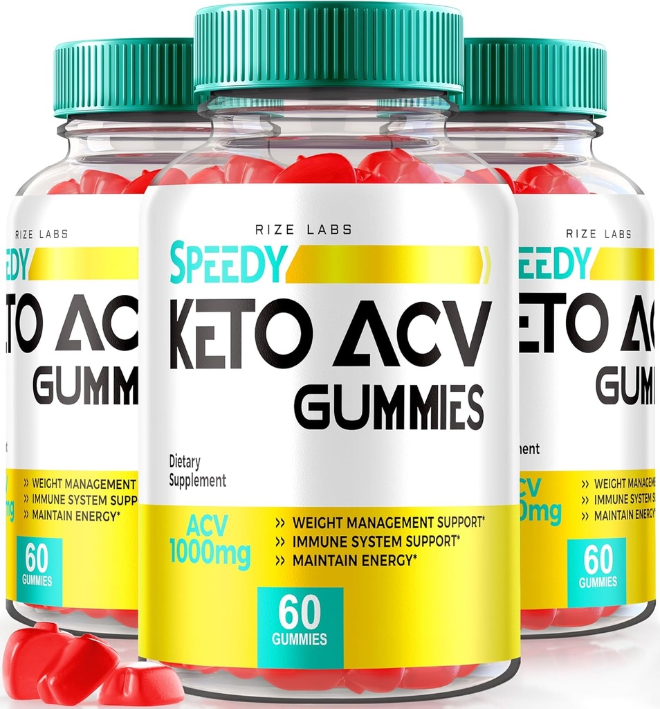 rize labs - Speedy Extreme Keto Plus ACV Gummy για Σύνθετη απώλεια βάρους με το μηλίτη Vinegar 2000mg συμπλήρωμα (180 Gummies)