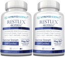 Approved Science Restlex - 420 mg Magnesium Glycinate Blend, L-theanine 200 mg - 60 Capsules - Pack of 2