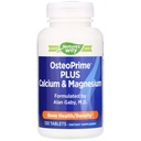 Ο τρόπος της φύσης OsteoPrime PLUS Ασβέστιο & Μαγνήσιο, υποστηρίζει την υγεία των οστών και τη λειτουργία των μυών *, με βιταμίνες D3 & K2, χορτοφάγους, 120 δισκία