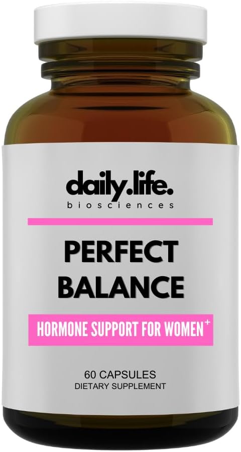 Perfect Balance: Γυναικείο συμπλήρωμα ορμονών - Φυσική υποστήριξη για PMS, Εμμηνόπαυση, Περιεμμηνόπαυση, PMDD