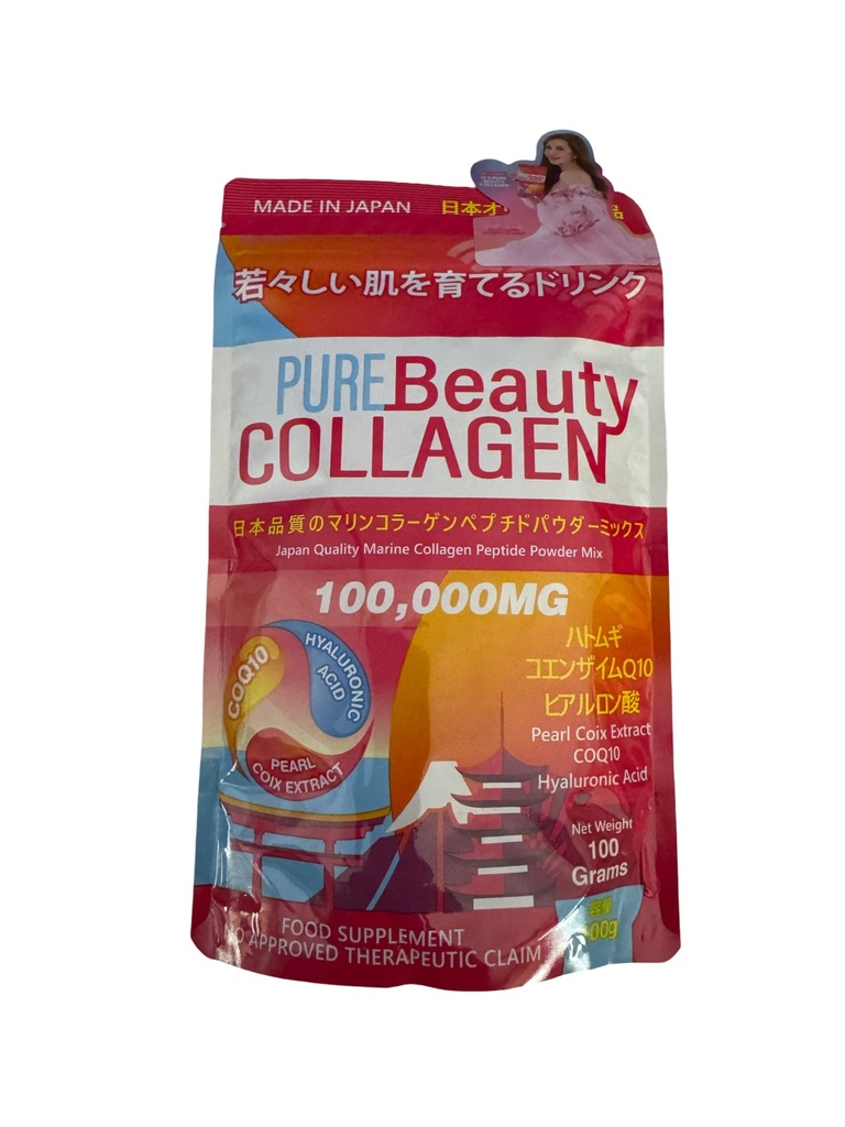 Pure Beauty Collagen 100,000mg Marine Collagen Powder Mix