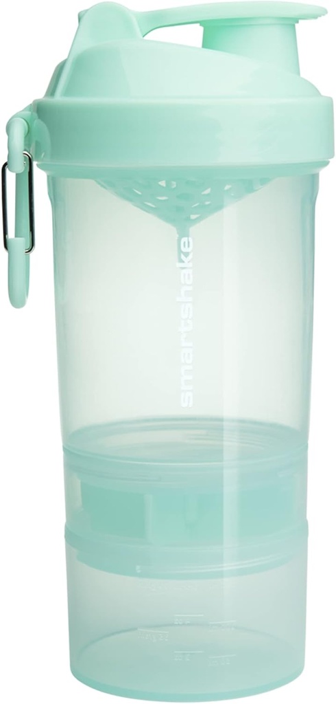 Smartshake Original 2GO, 20 oz Shaker Cup, Mint Green (Packaging May Vary)