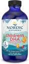 Nordic Naturals Children’s DHA, Strawberry - 8 oz for Kids - 530 mg Omega-3 with EPA & DHA - Brain Development & Function - Non-GMO - 96 Servings
