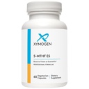 XYMOGEN 5-MTHF ES - 17,000 mcg DFE - Bioactive Folate Supplement as Quatrefolic - Mood, Cardiaγγειακή + μεθυλίωση Υποστήριξη - Βιταμίνη Β Φολικό μεθύλιο ως L Methylfolate (60 Κάψουλες)