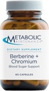 Metabolic Maintenance Berberine + Vitamin C and Magnesium - Chromium 200mcg for Heart Health and Immune Support